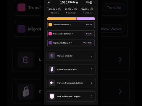 Move Your Pi into Mainnet Wallet Available Balance #pinetwork #pi #crypto